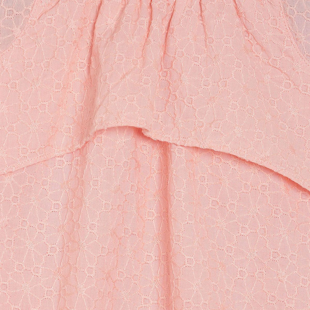 Girls Peach Rompers