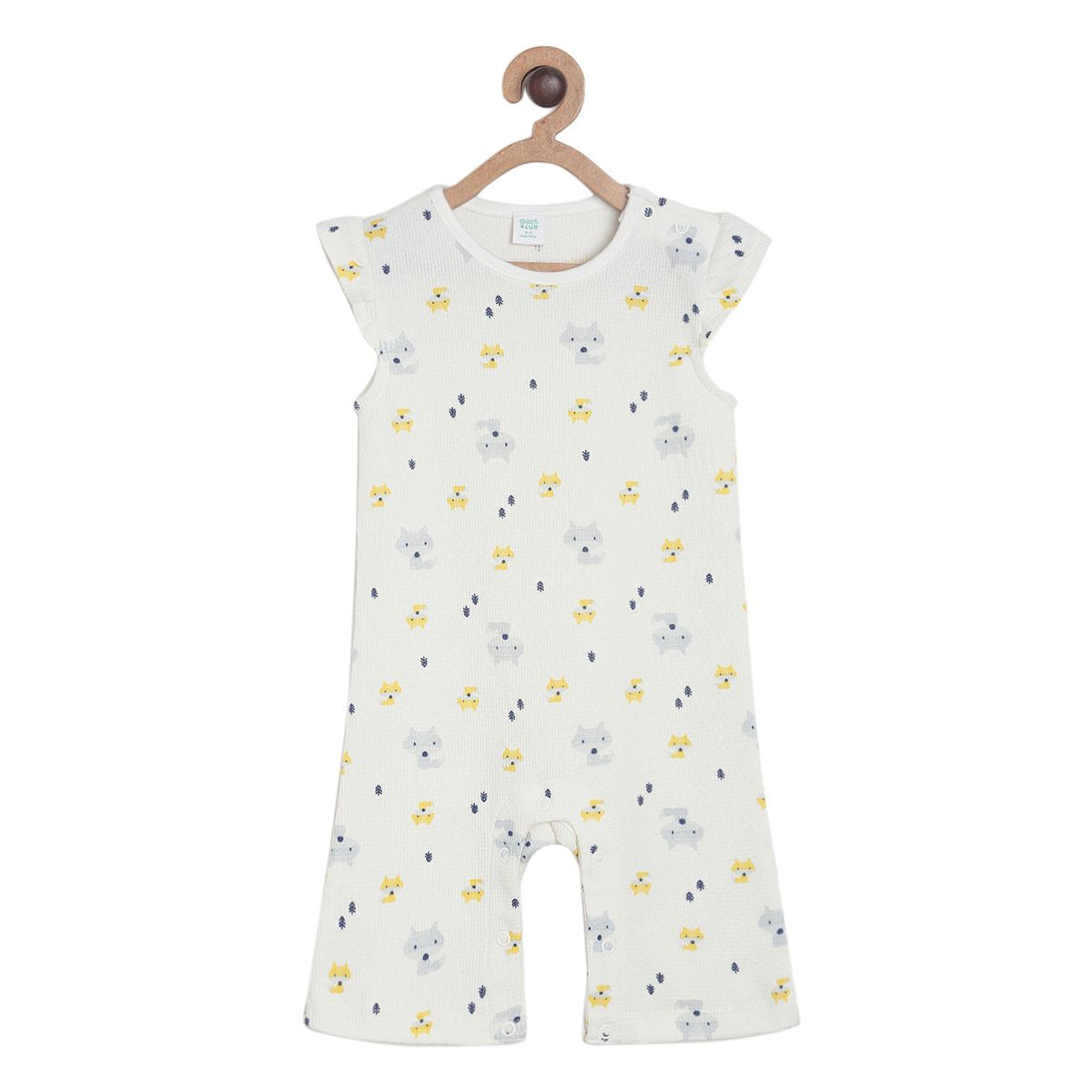 Pack of 1 romper - white for New Born