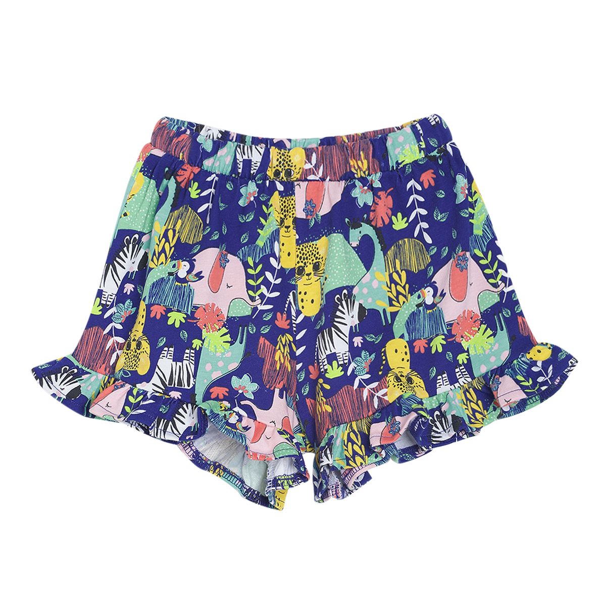 Pack of 3 top & shorts set - white & blue for 0-3 Months