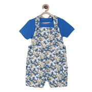 Pack of 2 dungaree set - blue for 3-6 Months