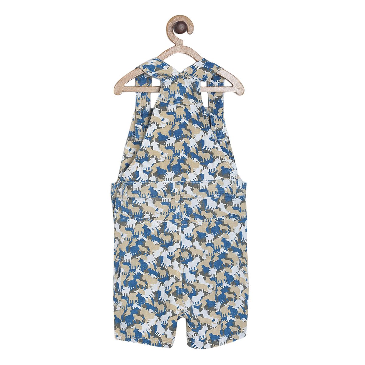 Pack of 2 dungaree set - blue for 3-6 Months
