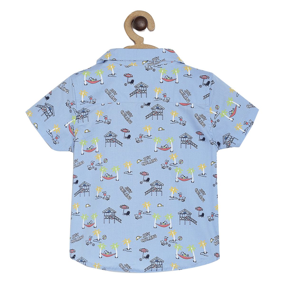 Pack of 1 shirt - sky blue for 3-6 Months