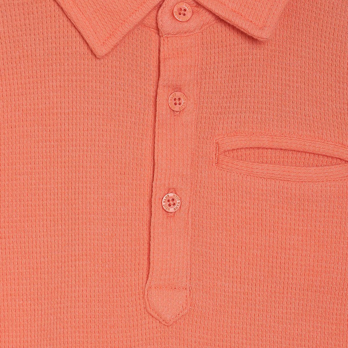Pack of 1 knit shirt - orange for 3-6 Months