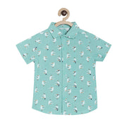 Pack of 1 woven shirt - green for 3-6 Months