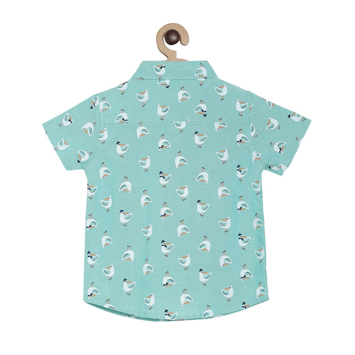 Pack of 1 woven shirt - green for 3-6 Months