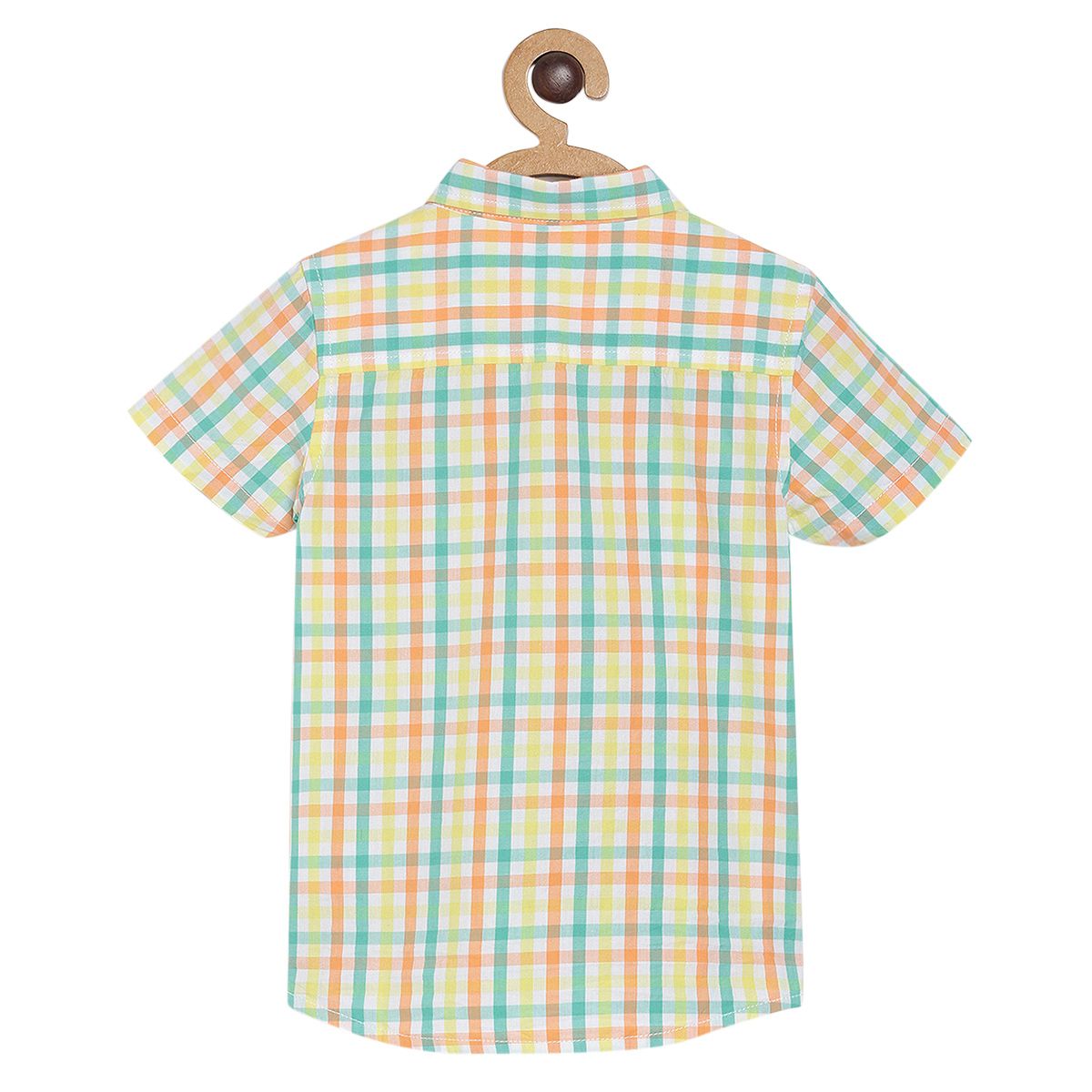 Pack of 1 shirt - white & orange for 3-6 Months