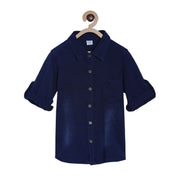 Pack of 1 knit shirt - denim for 3-6 Months