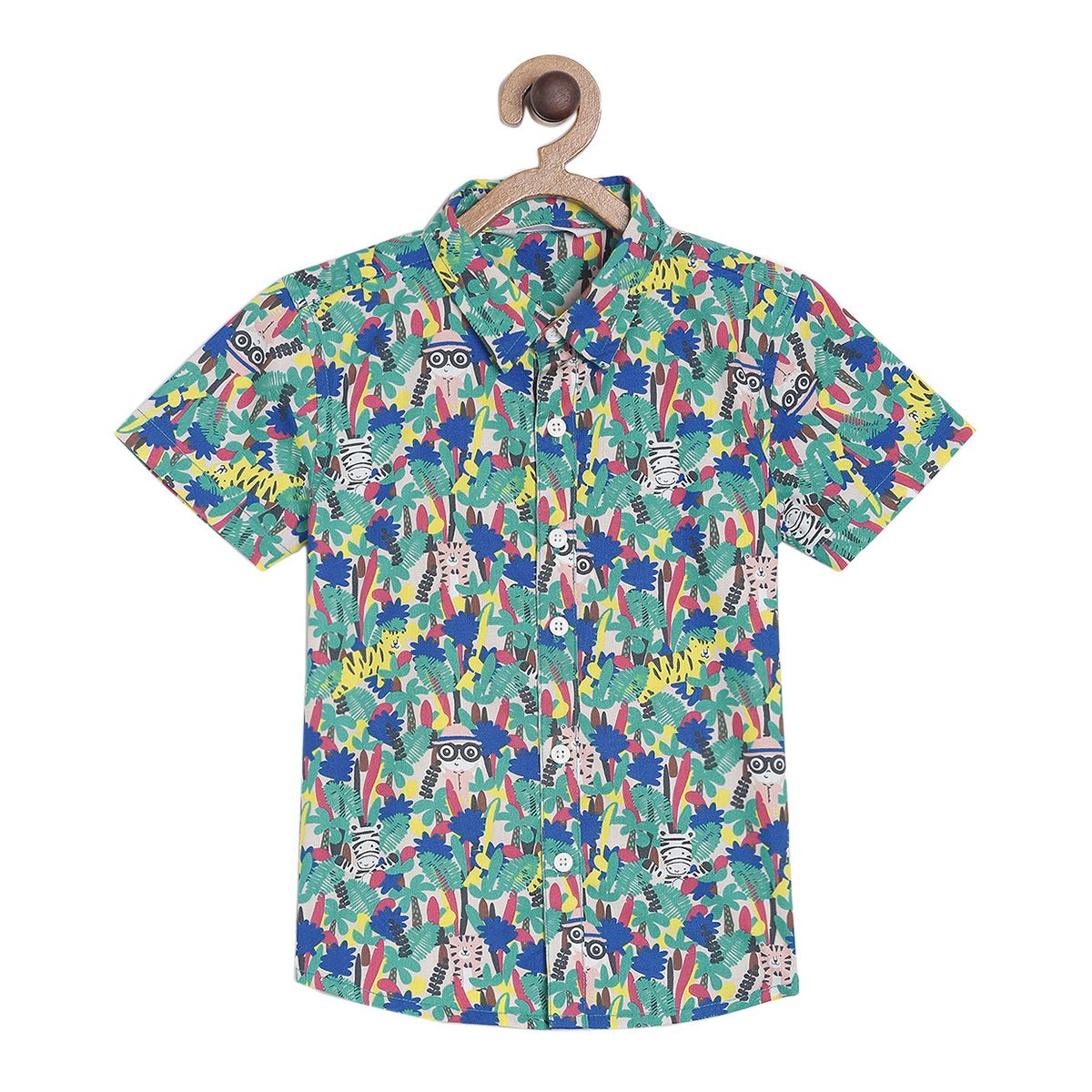 Pack of 1 woven shirt - blue for 3-6 Months