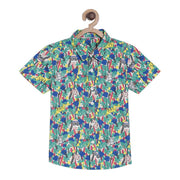 Pack of 1 woven shirt - blue for 3-6 Months