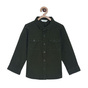 Pack of 1 woven shirt - green for 3-6 Months