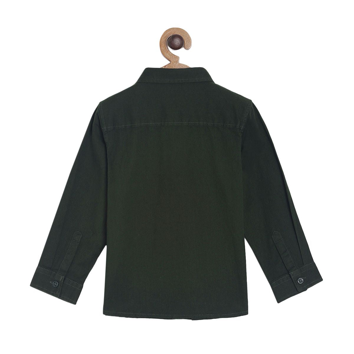 Pack of 1 woven shirt - green for 3-6 Months