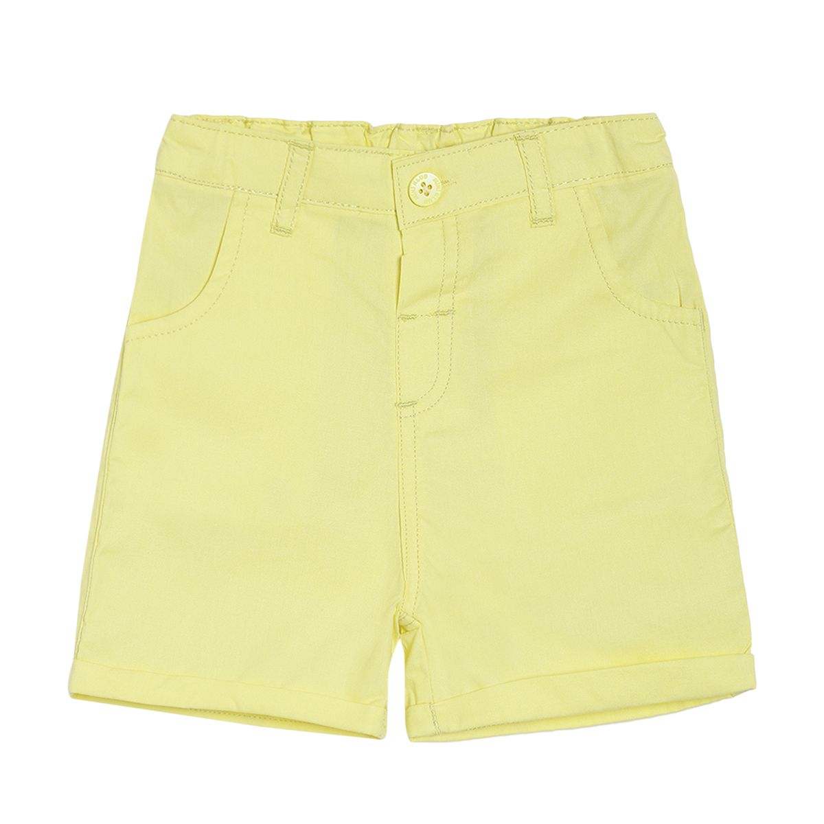 Pack of 1 woven shorts - yellow for 3-6 Months