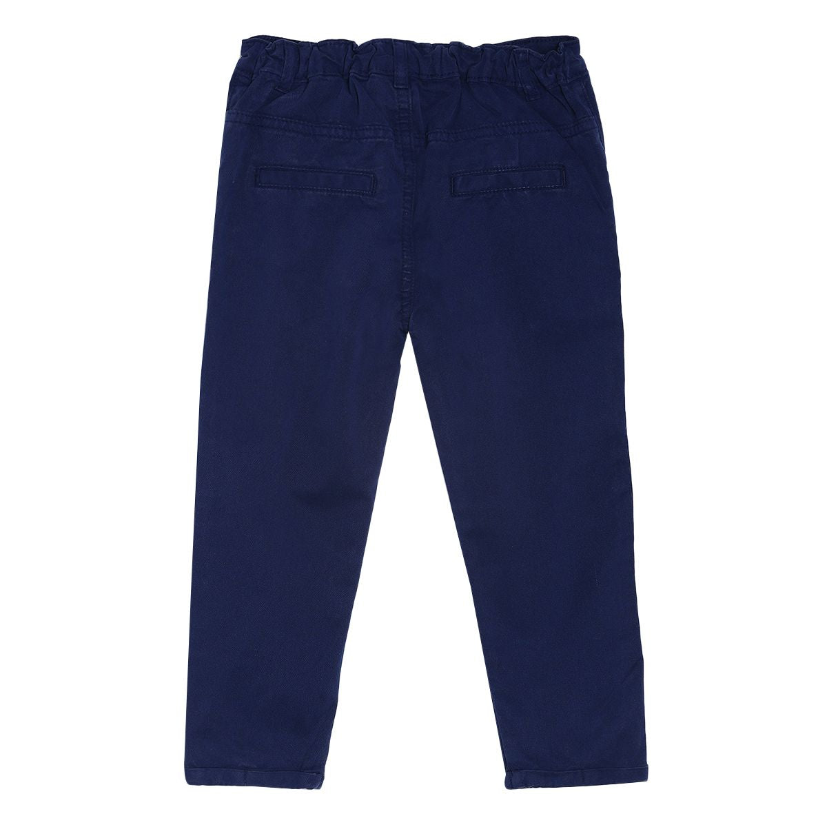 Pack of 2 shirt and woven pant - white & navy blue for 3-6 Months