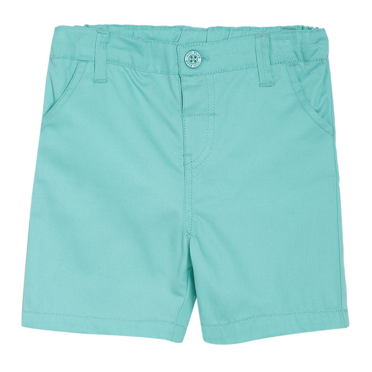 Pack of 3 woven shirt and woven shorts - white & mint green for 3-6 Months