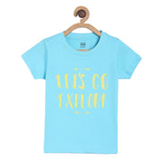 Pack of 1 t-shirt - aqua blue for 3-6 Months