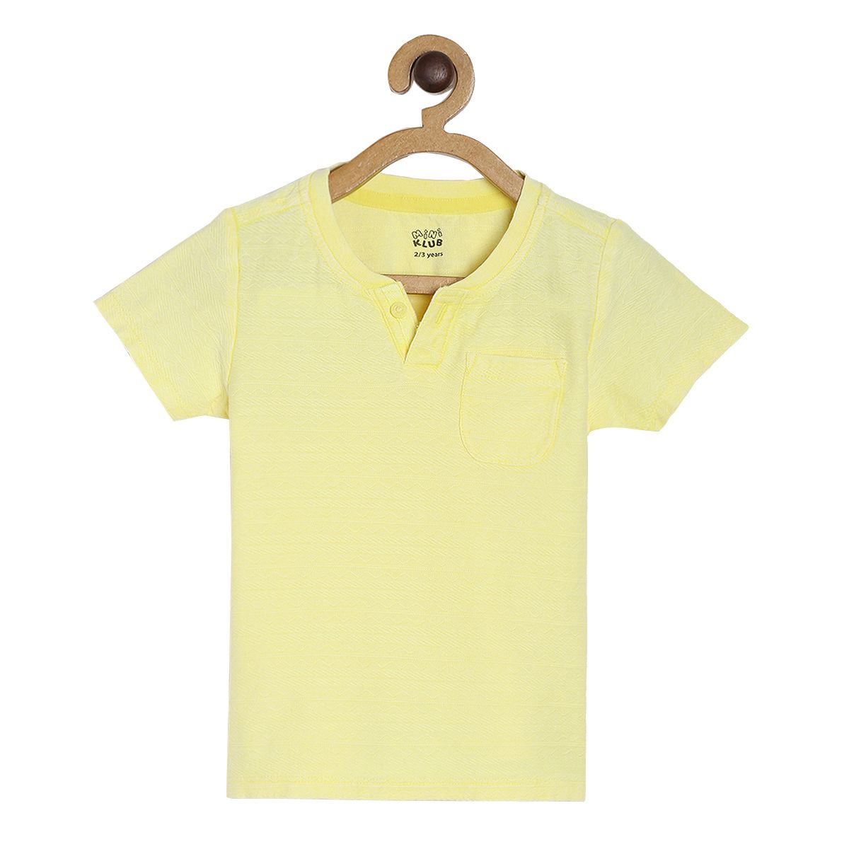 Pack of 1 t-shirt - yellow for 3-6 Months