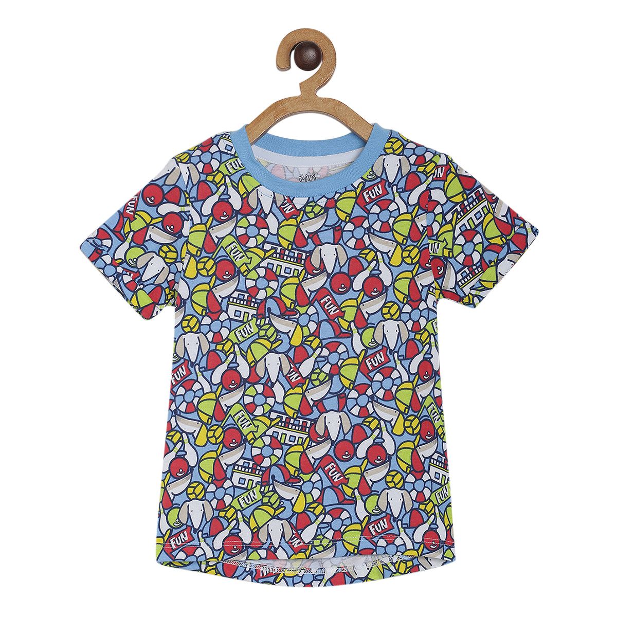 Pack of 1 t-shirt - dark blue  & dark blue for 3-6 Months