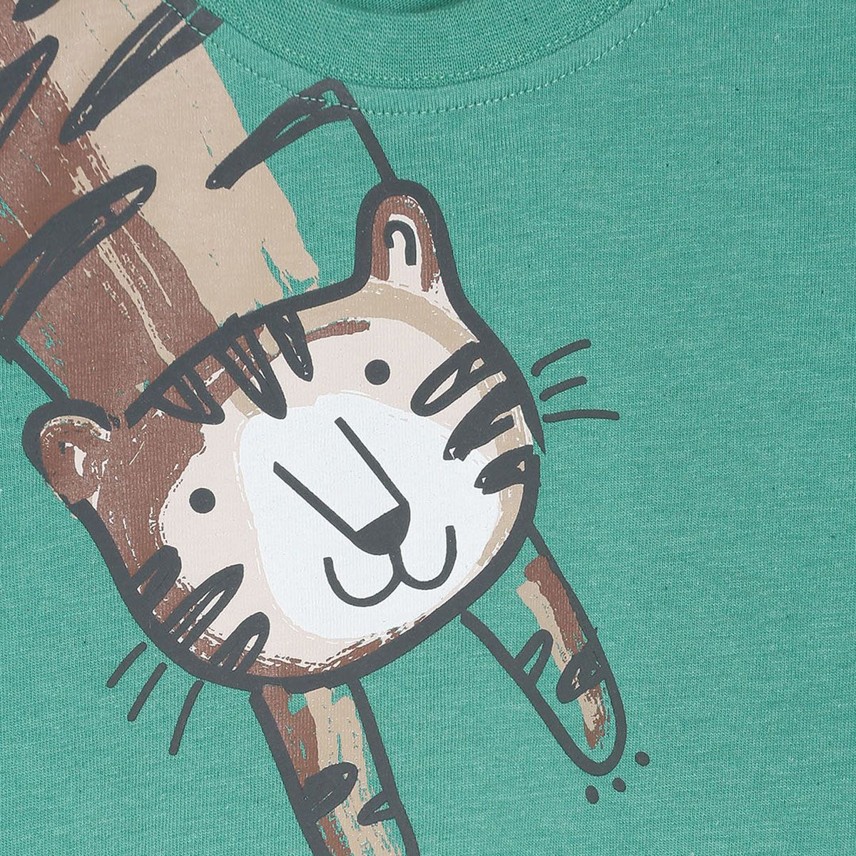 Pack of 1 t-shirt - green for 3-6 Months