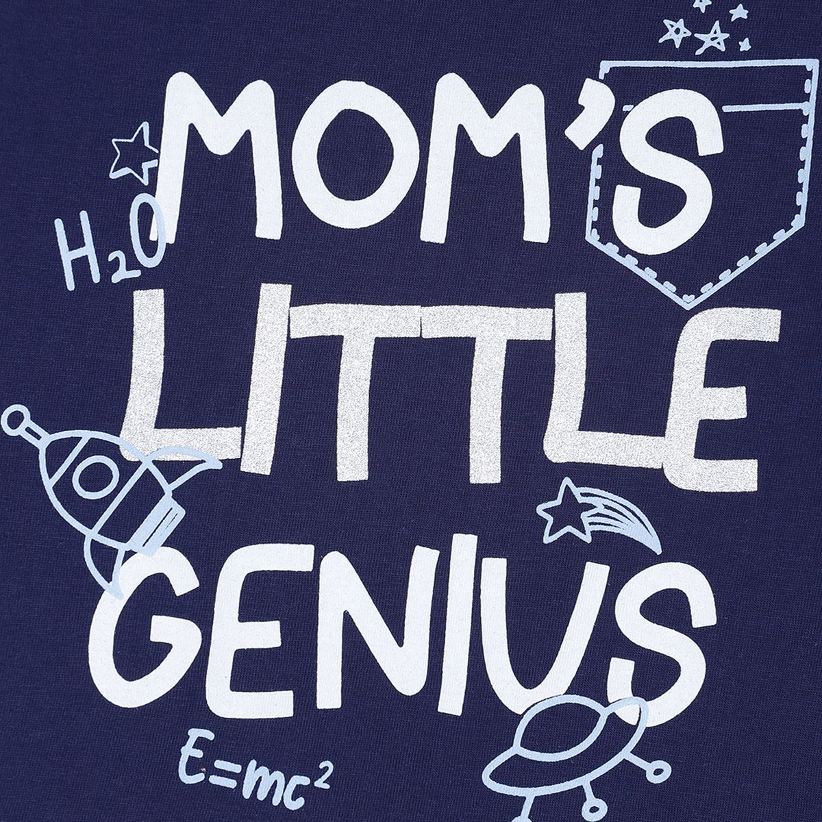 Pack of 1 t-shirt - navy for 3-6 Months