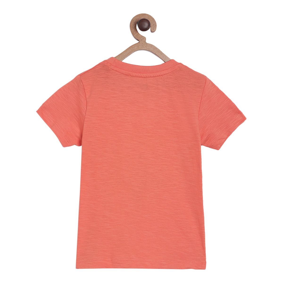 Pack of 1 knit t- shirt - orange for 3-6 Months