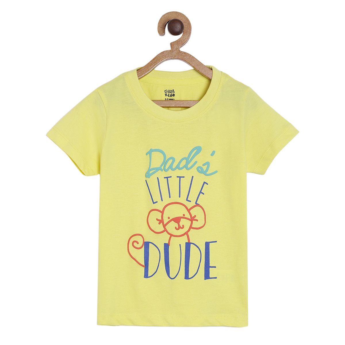Pack of 1 knit t- shirt - yellow for 3-6 Months