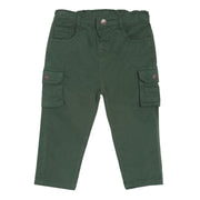 Boys Green Woven Pant
