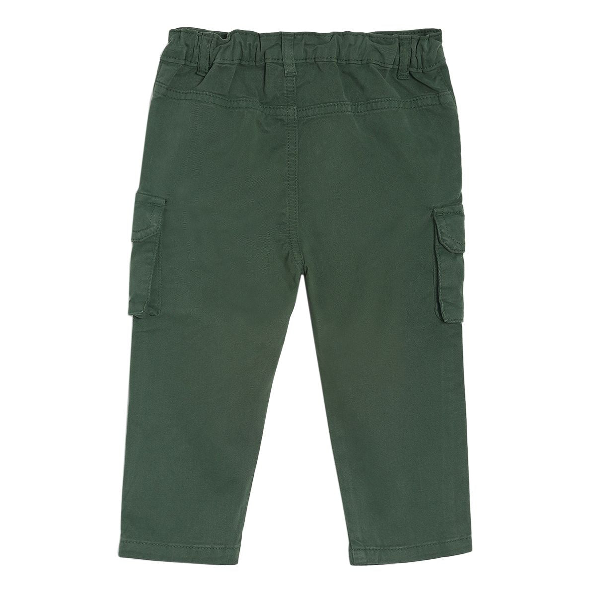 Boys Green Woven Pant