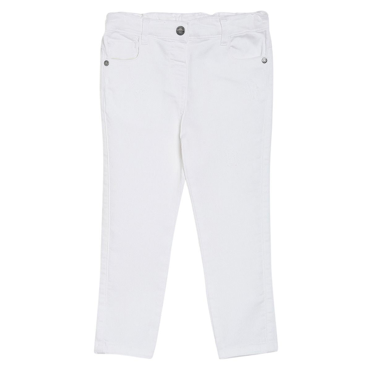Pack of 1 denim pant - white for 3-6 Months
