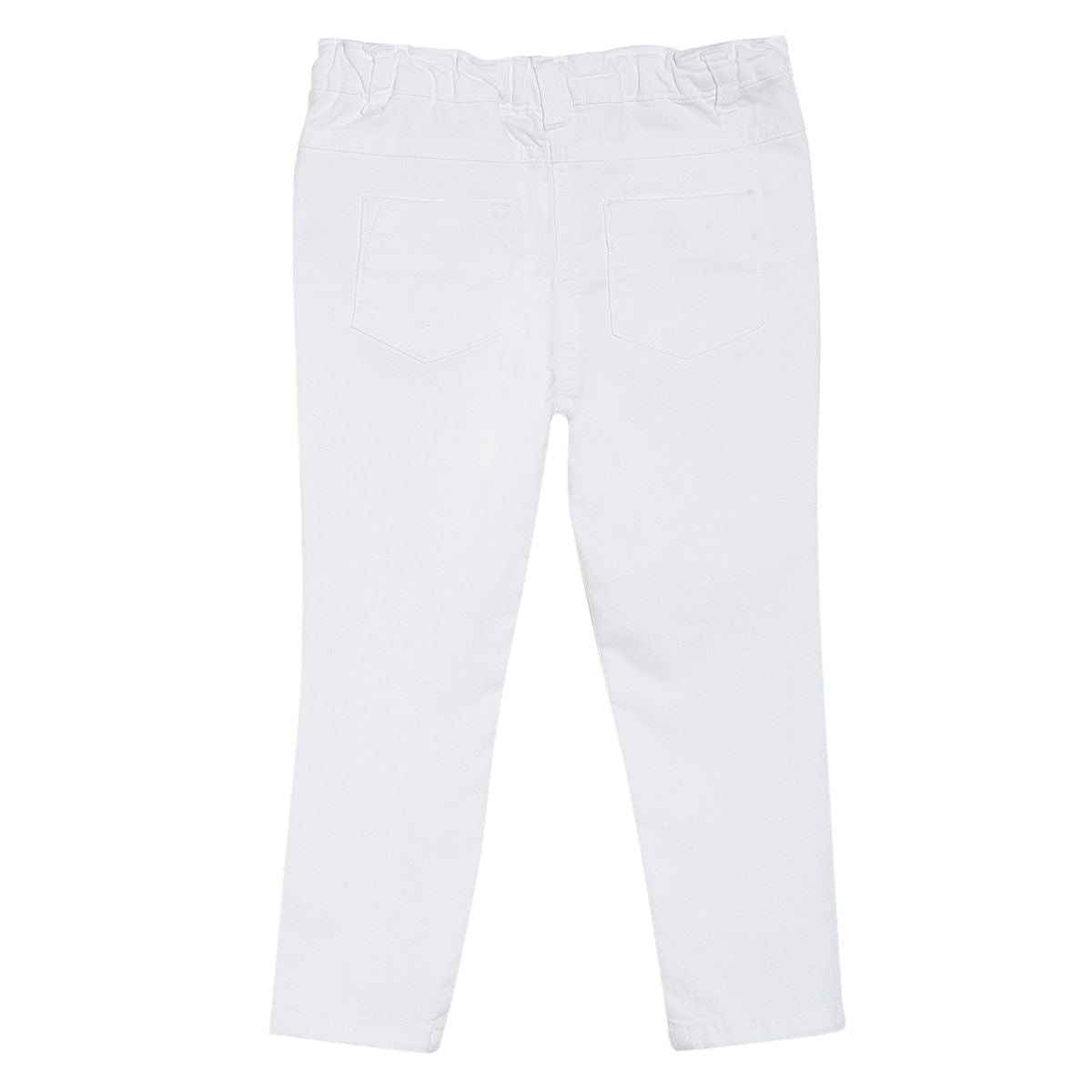 Pack of 1 denim pant - white for 3-6 Months
