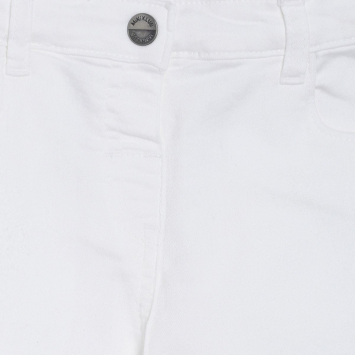 Pack of 1 denim pant - white for 3-6 Months