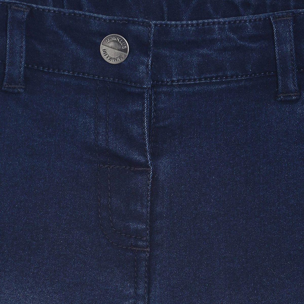 Pack of 1 denim pant - denim blue for 3-6 Months