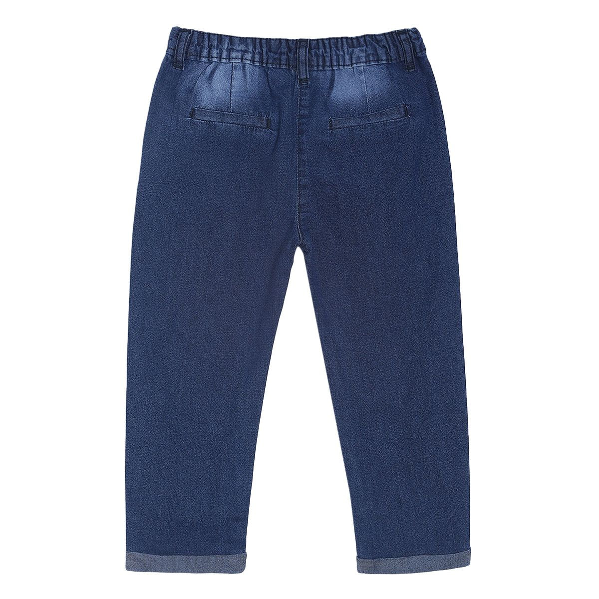 Girls Mid Wash Denim Pants