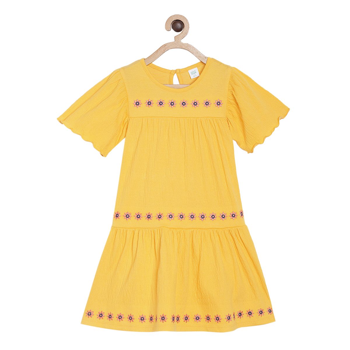 Pack of 1 dress - yellow for 3-6 Months