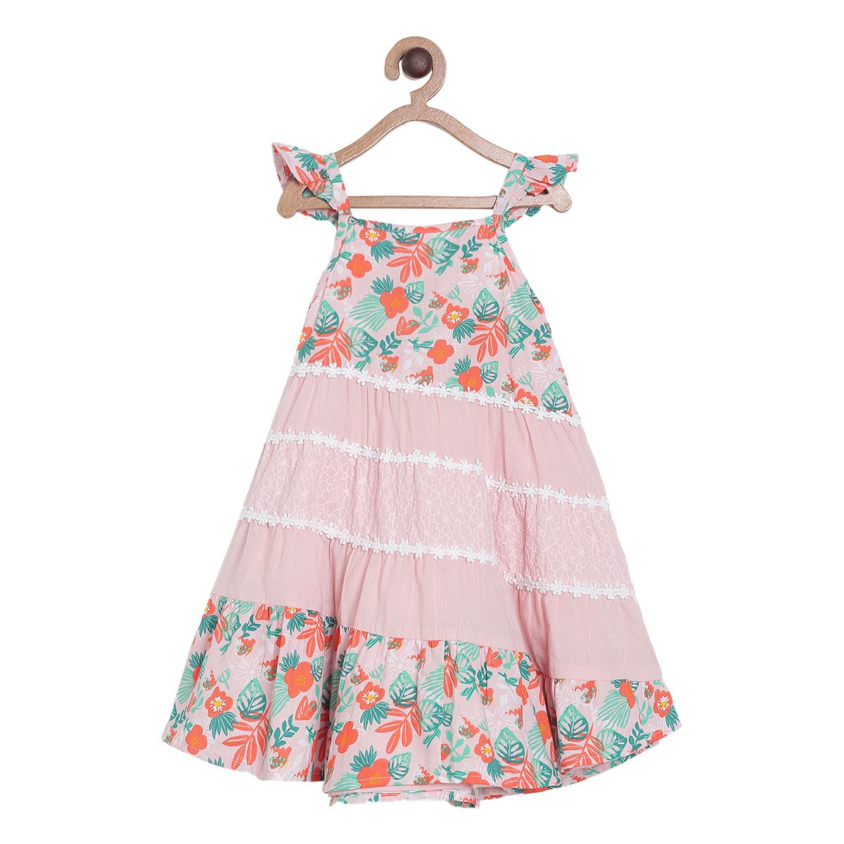 Pack of 1 dress - baby pink for 3-6 Months