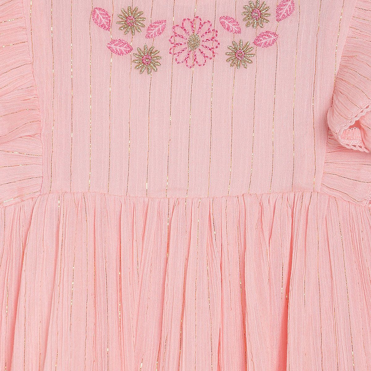 Pack of 1 dress - peach for 3-6 Months
