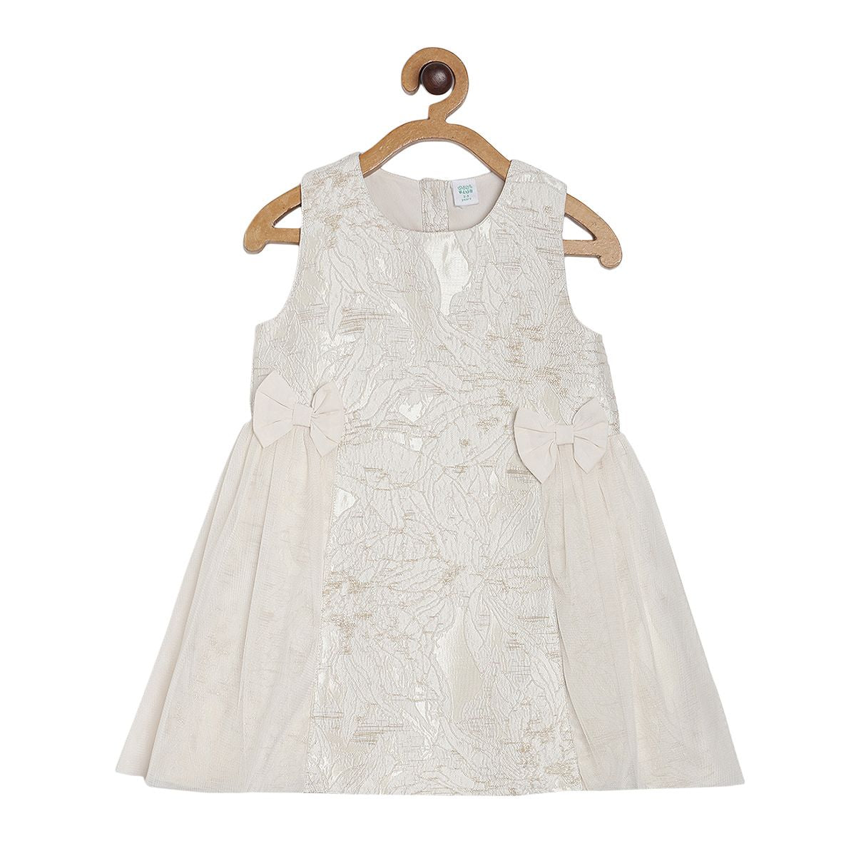 Pack of 1 party dress - cream for 3-6 Months