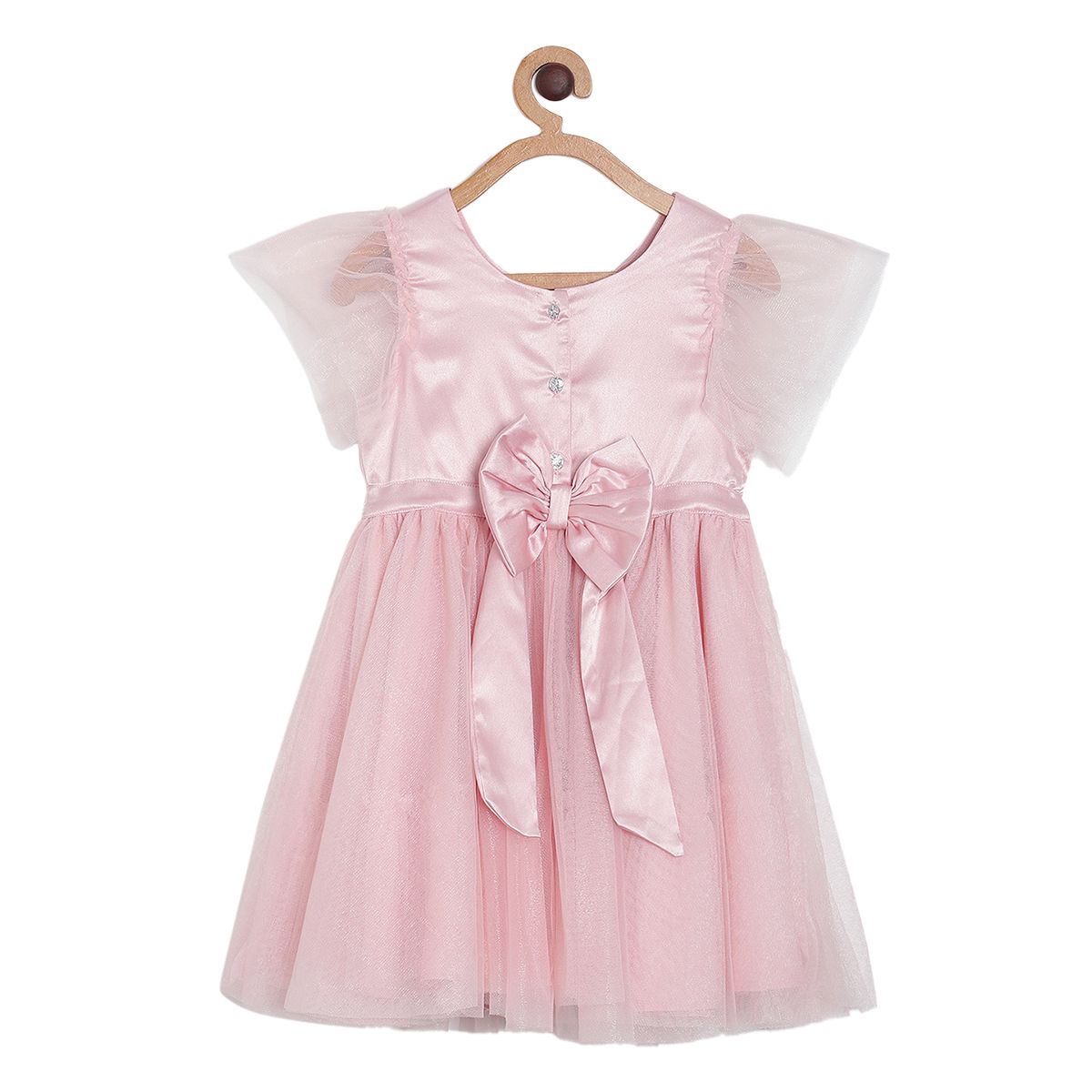 Pack of 1 party dress - peach for 3-6 Months