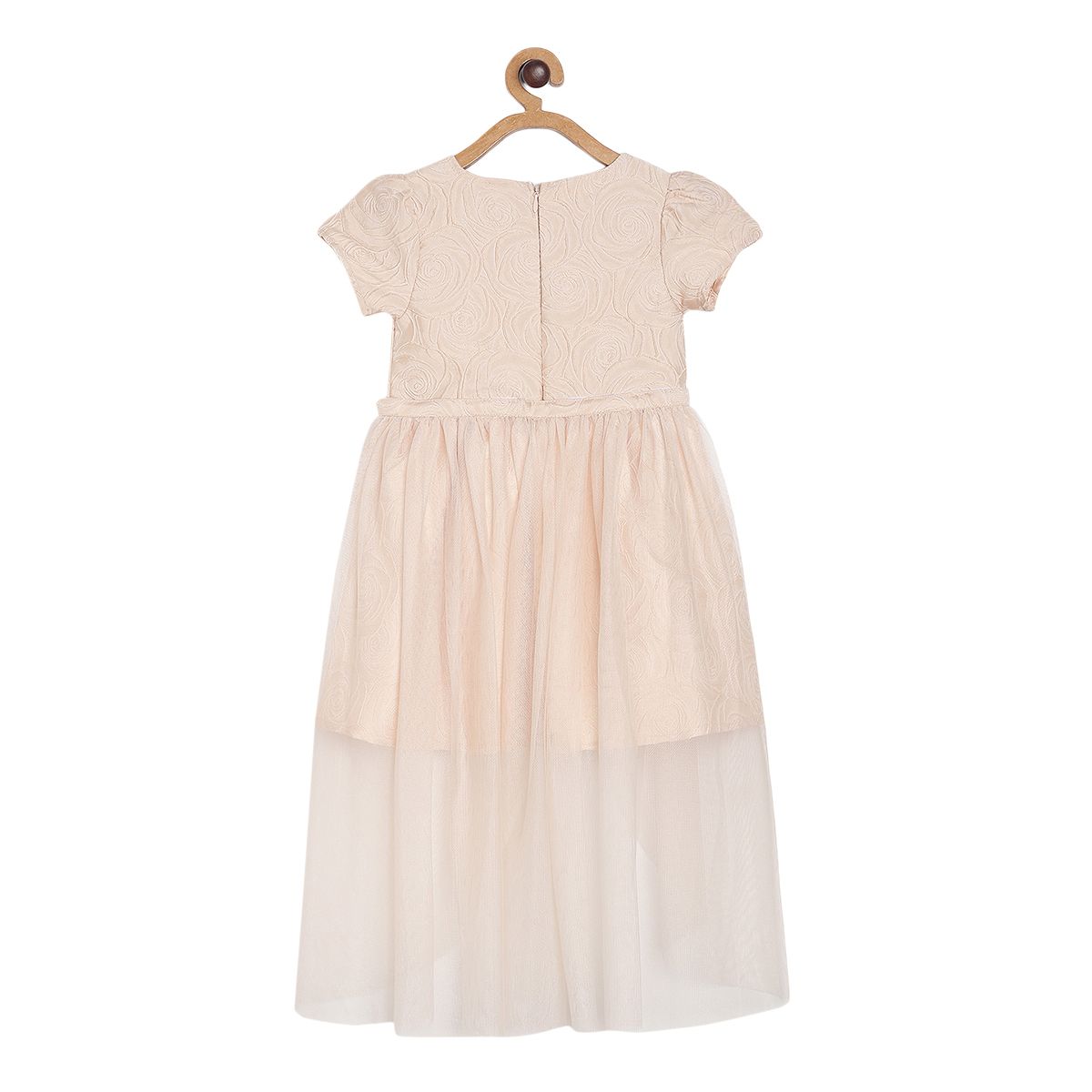 Pack of 1 party dress - peach for 3-6 Months