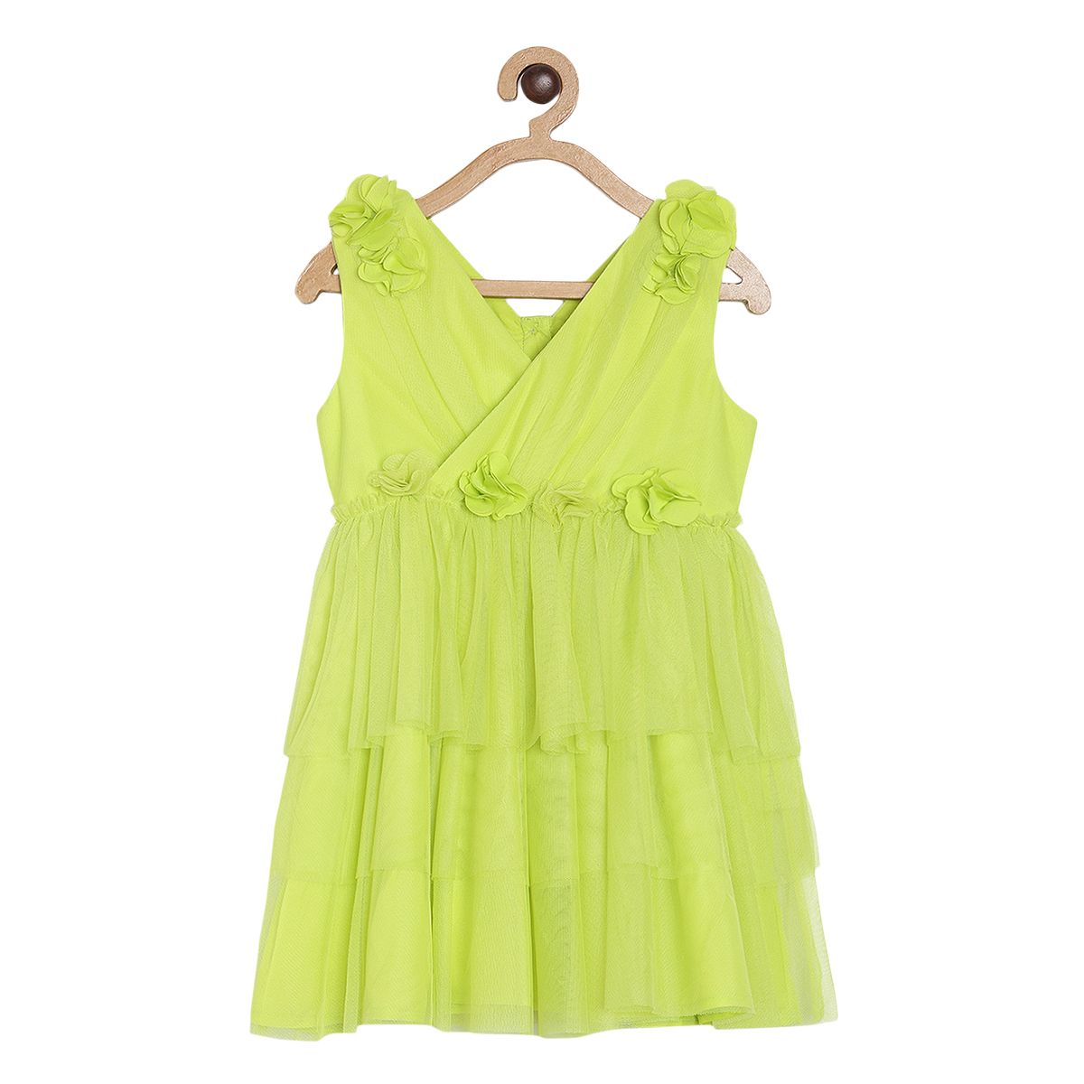 Pack of 1 dress - green for 3-6 Months