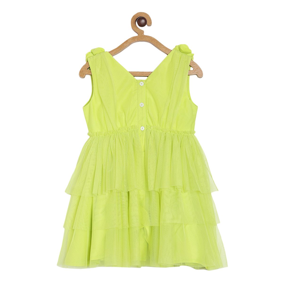 Pack of 1 dress - green for 3-6 Months