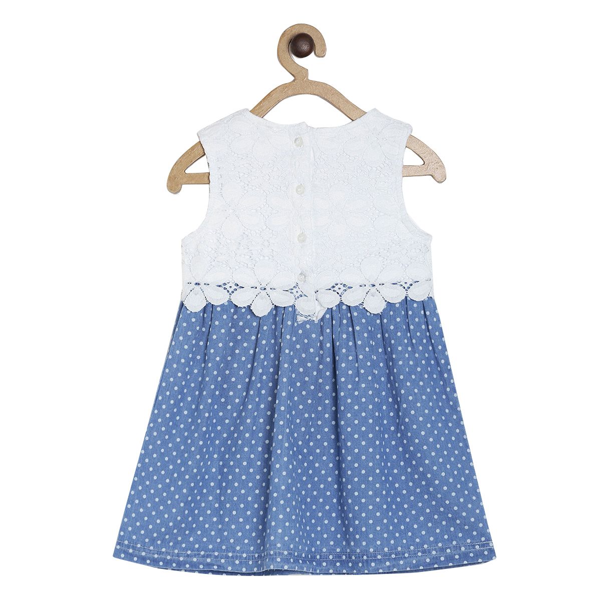 Pack of 1 woven dress - lavender for 3-6 Months