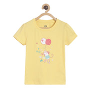 Pack of 1 knit top - yellow for 3-6 Months