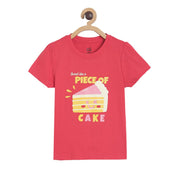 Girls Red Knit Top