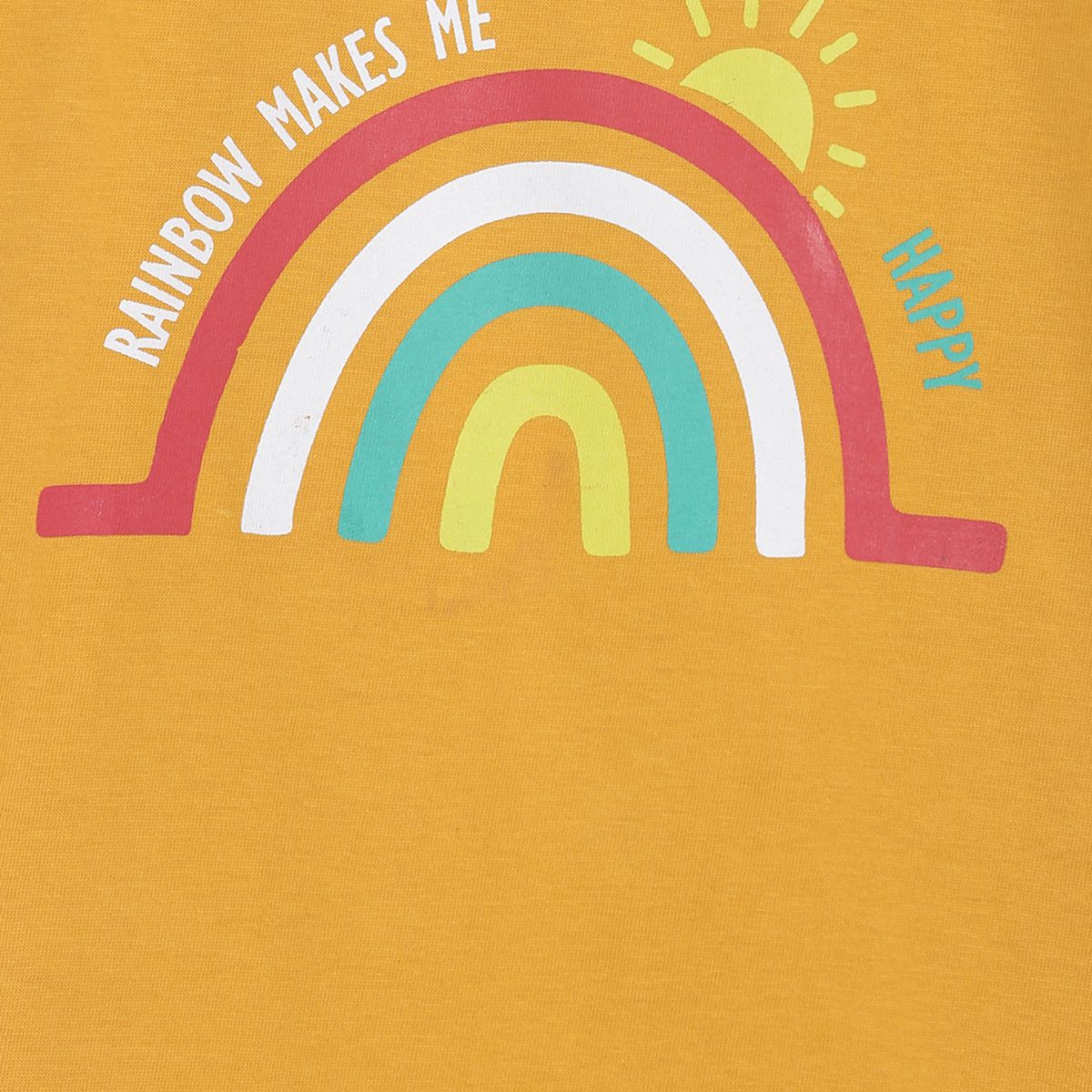 Pack of 1 knit top - golden yellow for 3-6 Months