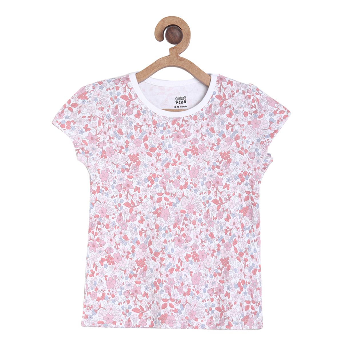 Pack of 1 knit top - white & lavender for 3-6 Months