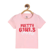 Girls Pink Knit Top