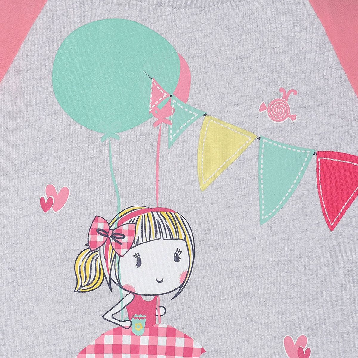 Pack of 1 knit top - grey for 3-6 Months