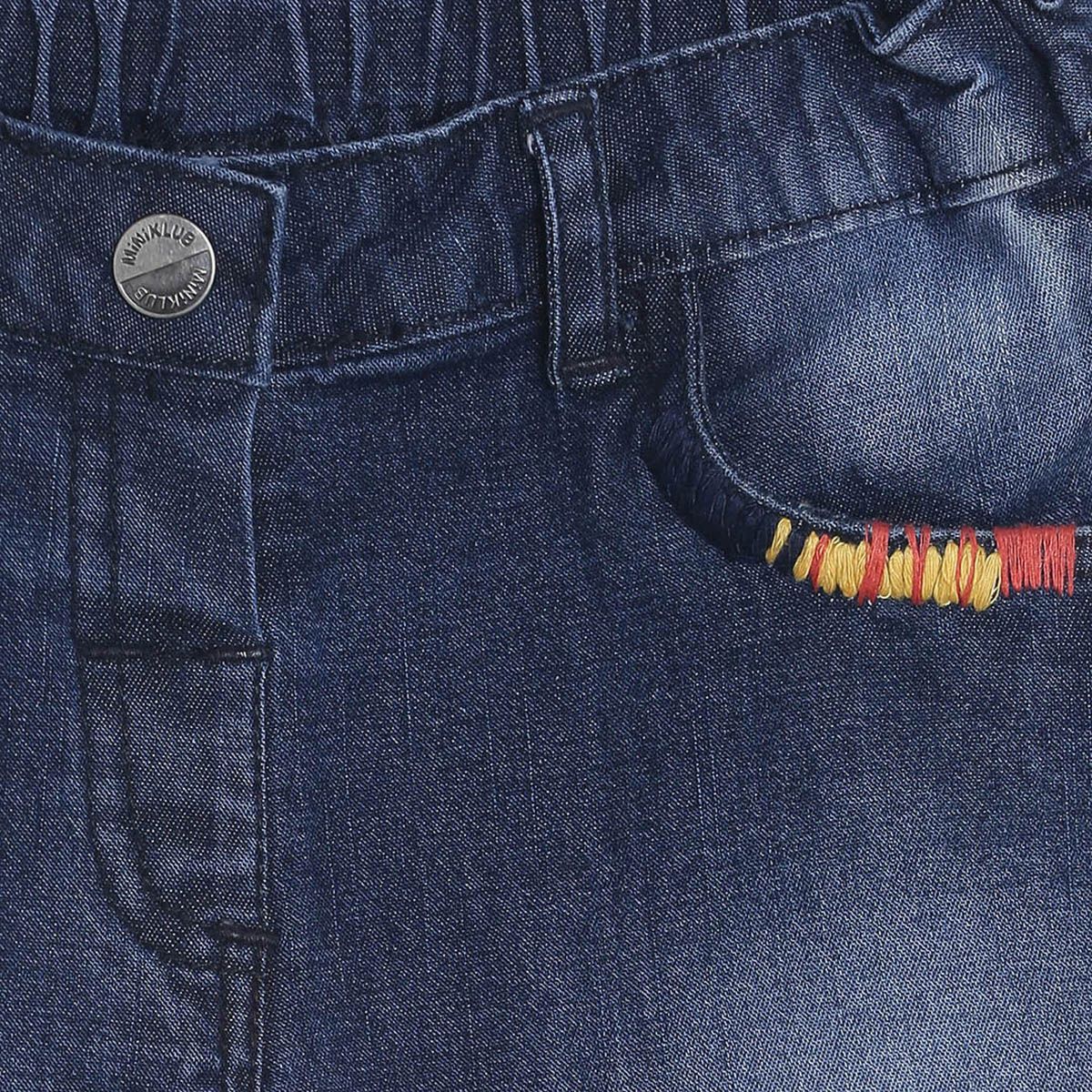 Pack of 1 denim shorts - denim blue for 3-6 Months