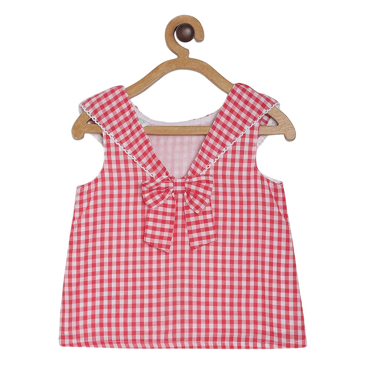 Pack of 1 woven top - red for 3-6 Months