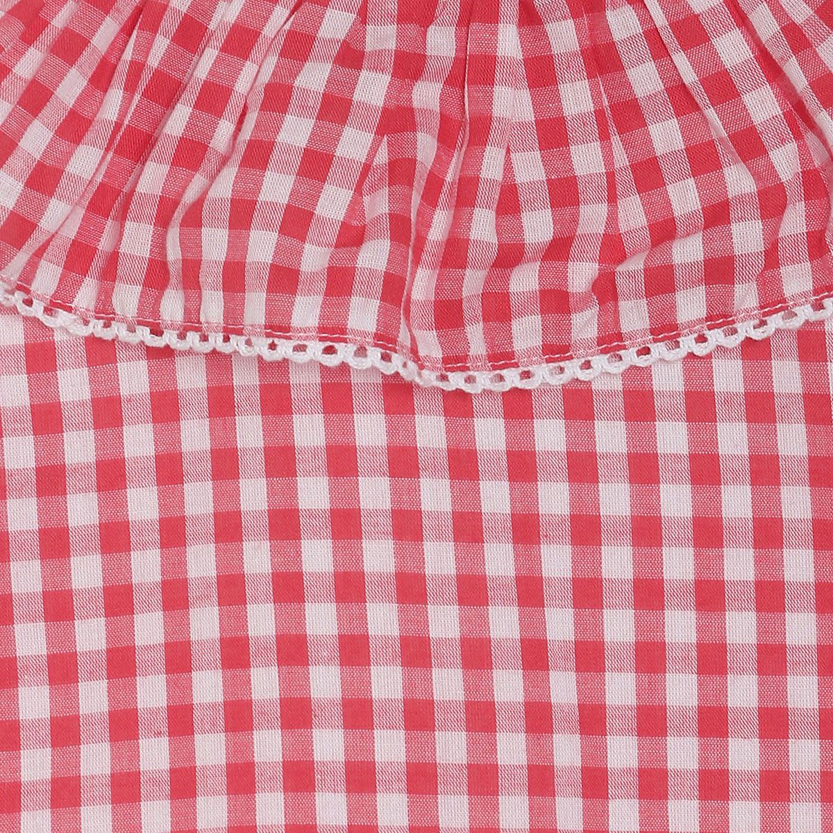 Pack of 1 woven top - red for 3-6 Months